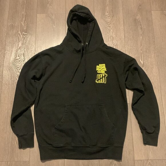Anti Social Social Club x Undefeated Hoodie - Black - Picture 3 of 8